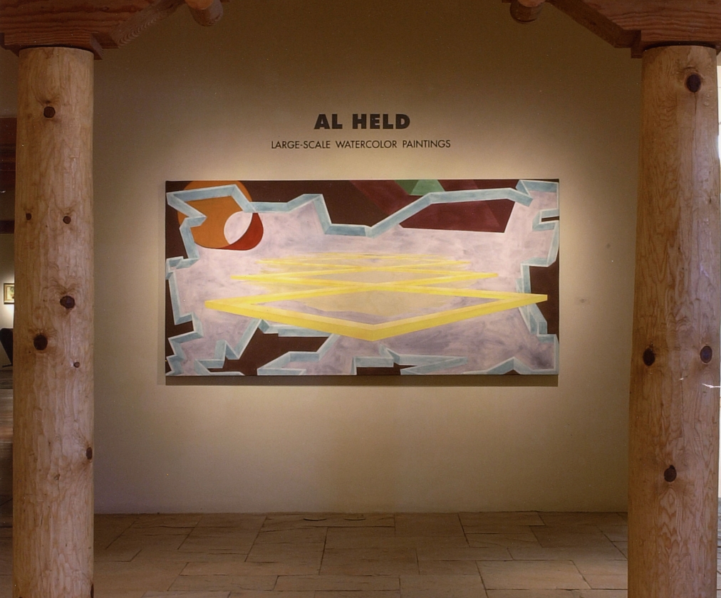 Al Held: Large-Scale Watercolor Paintings